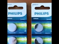 Srebrne miniogniwa litowe Philips Cr2032 Bateria do małych urządzeń