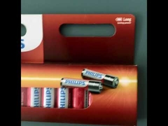 Zabawki dla dzieci PHILIPS 2 Baterie alkaliczne AAA 9 V LR03P2B Zatwierdzone przez ROHS